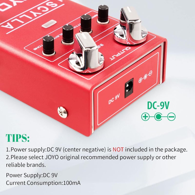 JOYO Bass Guitar Pedals Compressor Effect Pedal with Precise Compression Knobs Low Noise and High Dynamic Control Range for Bassist Electric Guitar Bass (SCYLLA R-27) - Image 4