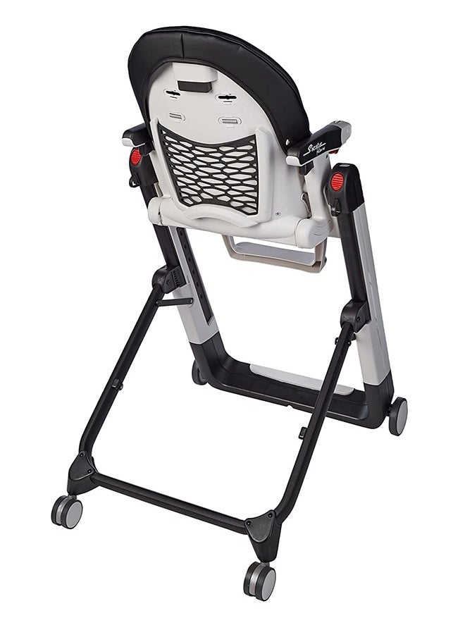 Peg Perego - Siesta – Multifunctional Compact Folding High Chair – From Birth To Toddler – Recliner And High Chair – Made In Italy – Licorice (Black) - Image 1