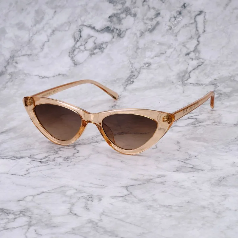 Explicit Poets EXPLICIT POETS 28EP6-BELLA CHAMPAGNE-GRADIENT BROWN SUNGLASSES