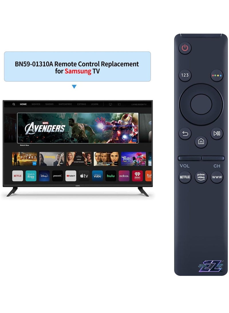 BGM - Replacement Remote Control BN59-01310A BN59-01310B for Samsung TV UN55RU7100F UN58RU7100F UN65RU7100F UN43RU7100F UN49RU7100F UN50RU7100F UN75RU7100F UN43RU7100F UN43RU7100F 000 UN4 9RU7100 UN50RU7100 with battery - Image 1
