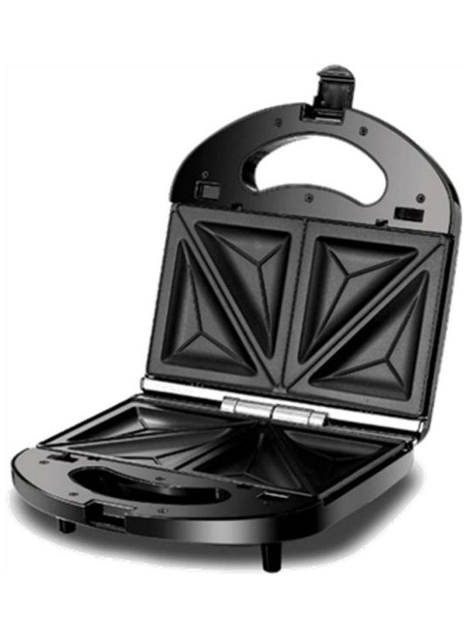 BLACK+DECKER 3 In 1 Interchangeable Grill & Waffle& Sandwich Maker 650 - 780 W TS2130-B5 Black - Image 2
