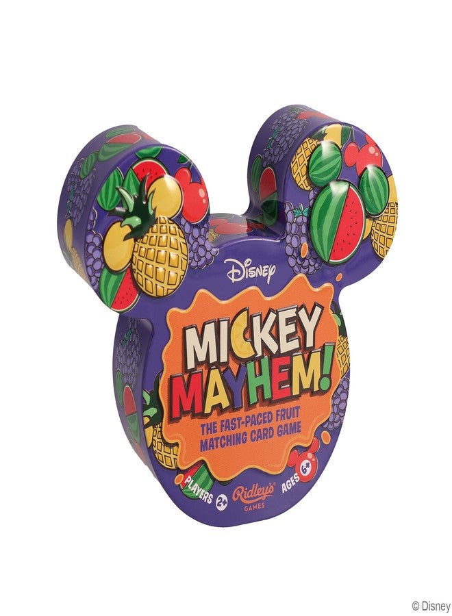 Ridley's Games: Mickey Mayhem|The Fast-Paced Fruit Matching Card Game|Great for Family Game Night|2+ Players, Ages 6+, 10-Minute Playtime - Image 3