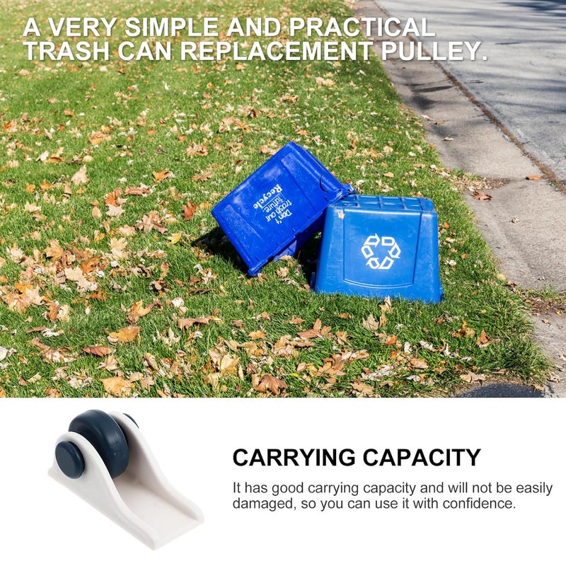 12Pcs Blue Self Adhesive Storage Box Wheels Smooth Rolling Casters For Trash Can - Image 5