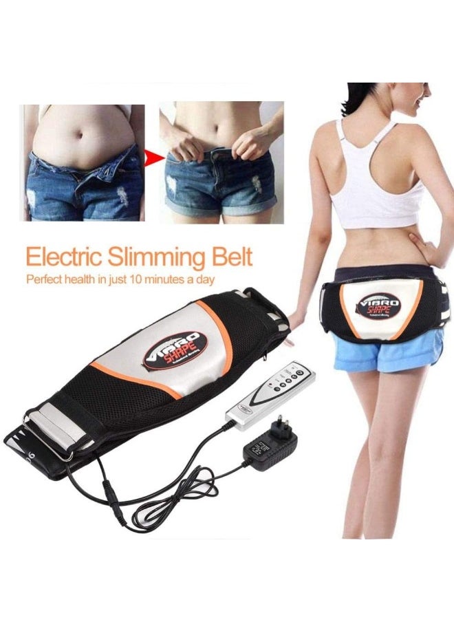 Generic Waist Massager, Electric Vibrating Massager Slimming Belt Weight Lose Magnet Belt Fat Burner Body Shake Belt Lose Weight Shake Belt Waist Trainer  - Image 3