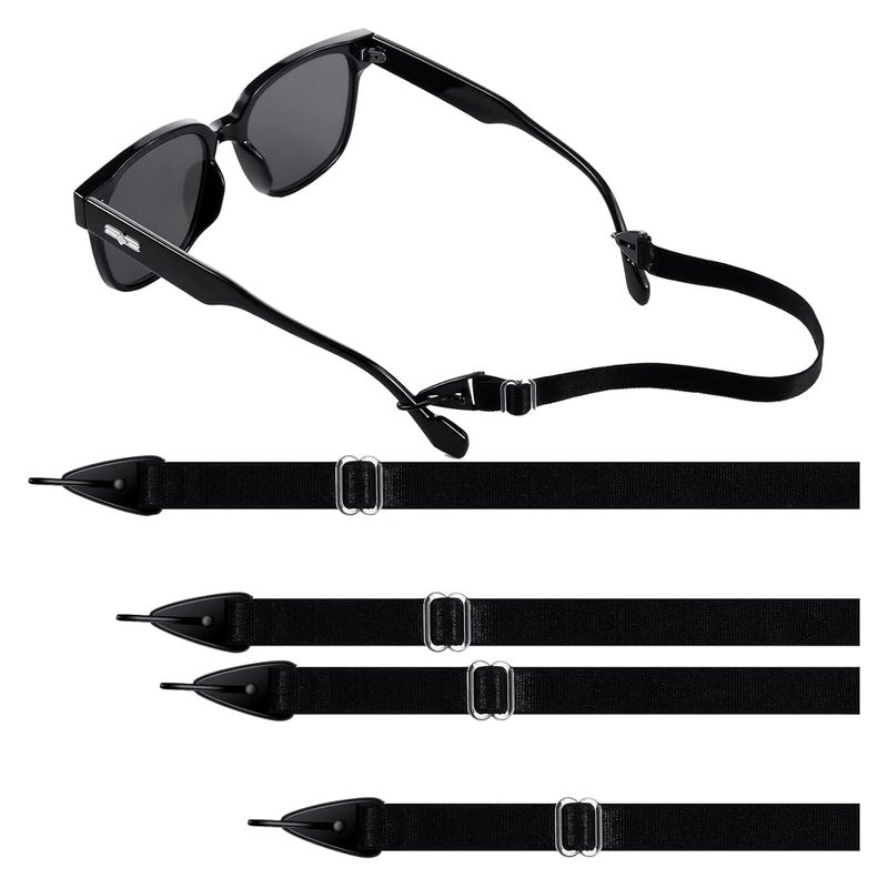 AEC FlexHook Adjustable Glasses Strap – Elastic Eyewear Retainer with Hook for Spectacle Frames | Kids Glasses Holder Band for Neck & Head Use - Image 3