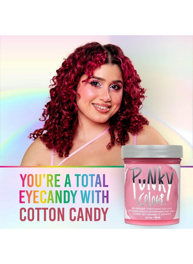 Punky Cotton Candy Semi Permanent Conditioning Hair Color, Vegan, PPD and Paraben Free, lasts up to 35 washes, 3.5oz - Image 3
