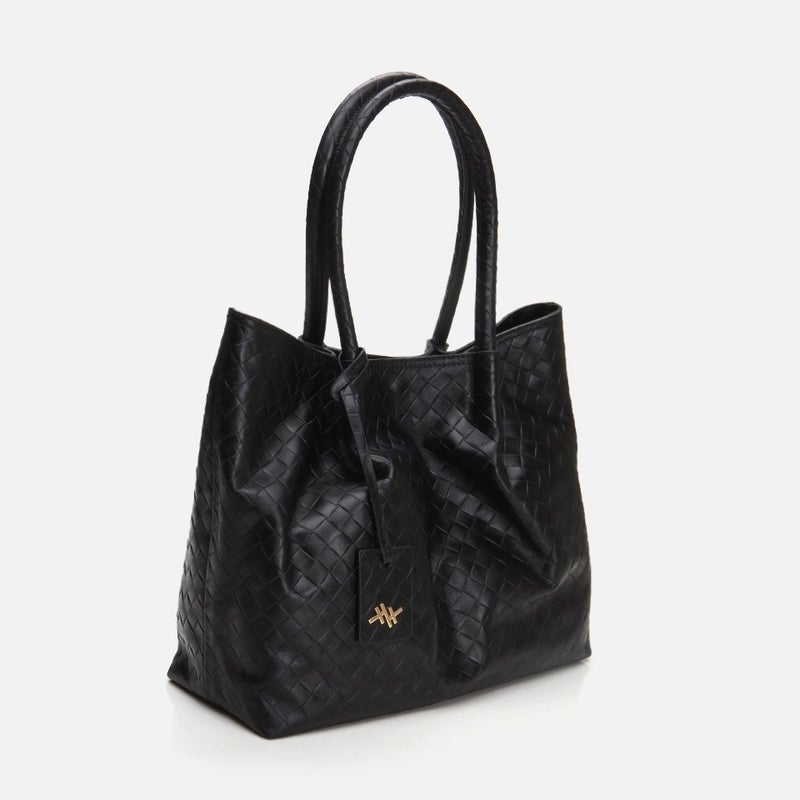 Hotiç 03CAH297030A100 GENUINE Leather Black Women's Bag  - Image 2