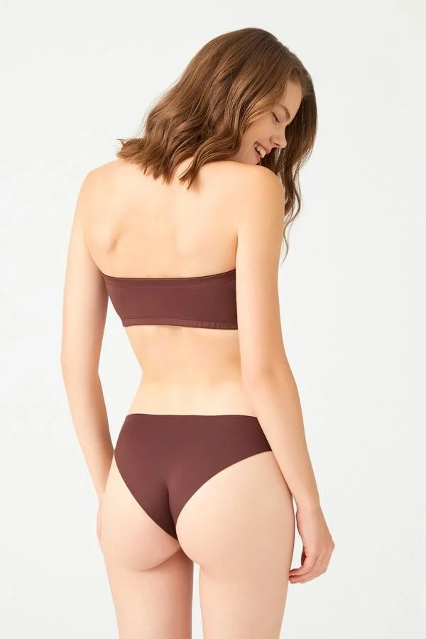 COTTONHILL Laser Cut Women's Bikini Panties 6 Pack
