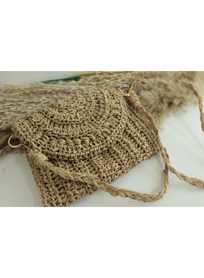 انتيكيانو شنطة كتف كروشيه للنساء - Image 4