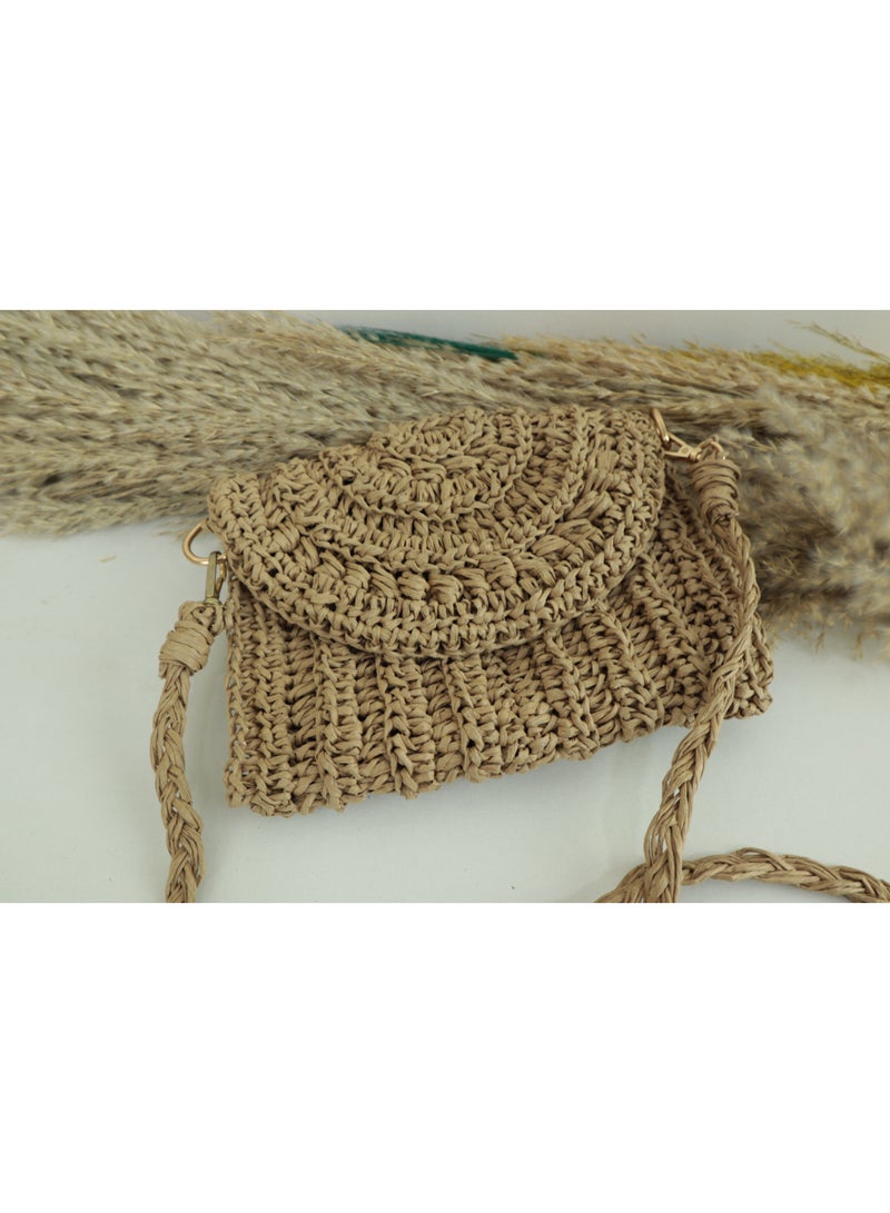 انتيكيانو شنطة كتف كروشيه للنساء - Image 1