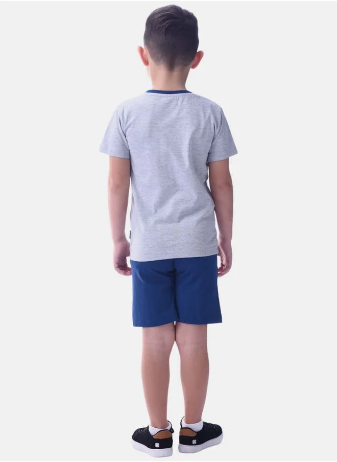 ورباسي Hola Short Sleeve T-Shirt & Shorts Set by Styli