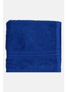 Cotton home Textured Face Towel, Blue  - Image 1