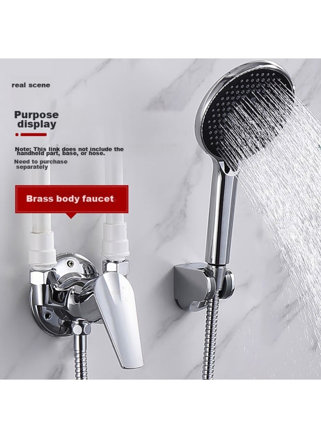 Larsd Shower Mixing Valve, Surface-mounted Shower Faucet Mixer With Brass Body, Hot And Cold Shower Head Switch Ld5603 - Image 1