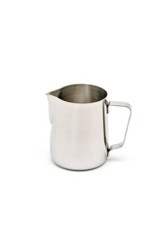 Rhino Coffee Gear Classic Milk Pitcher, Perfect Latte Art Spout, Made of Stainless Steel, 12oz (360ml) - Steel  - Image 1