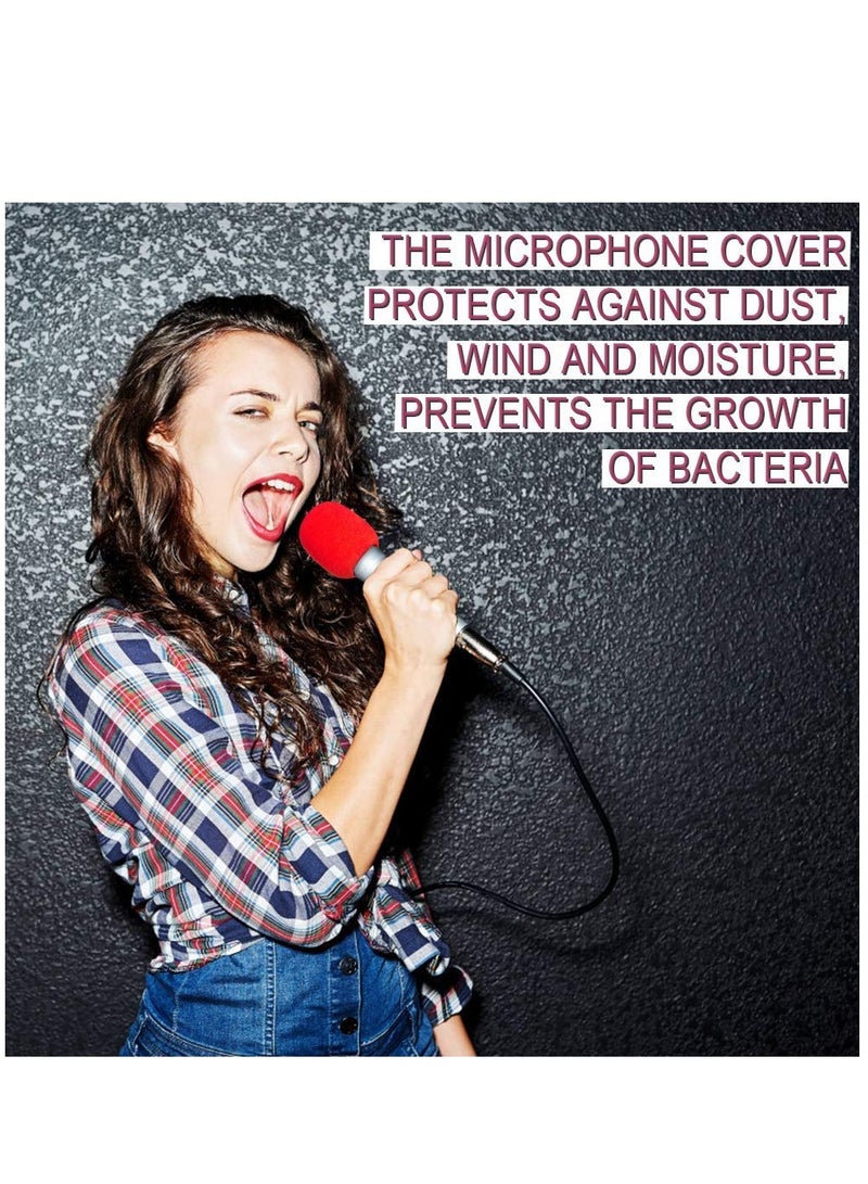 SYOSI 20 Pack Microphone Cover, Foam Microphone Windshields Foam Mic Cover Handheld Microphone - Image 4
