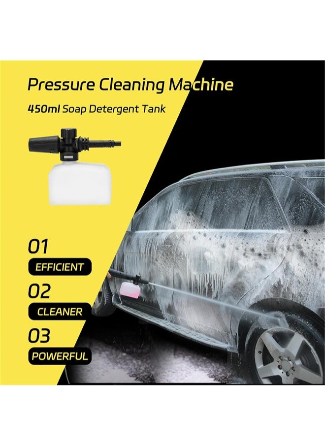 Denzoz Electric Pressure Washer 3000 Max PSI 2.5GPM Power Washer High Pressure Cleaning Machine with Foam Cannon for Car House Patio Deck Fence Driveways  - Image 4