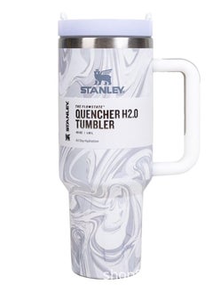 Stainless Steel Vacuum Insulated Tumbler with Lid and Straw for Water, Iced Tea or Coffee, Smoothie More 40oz