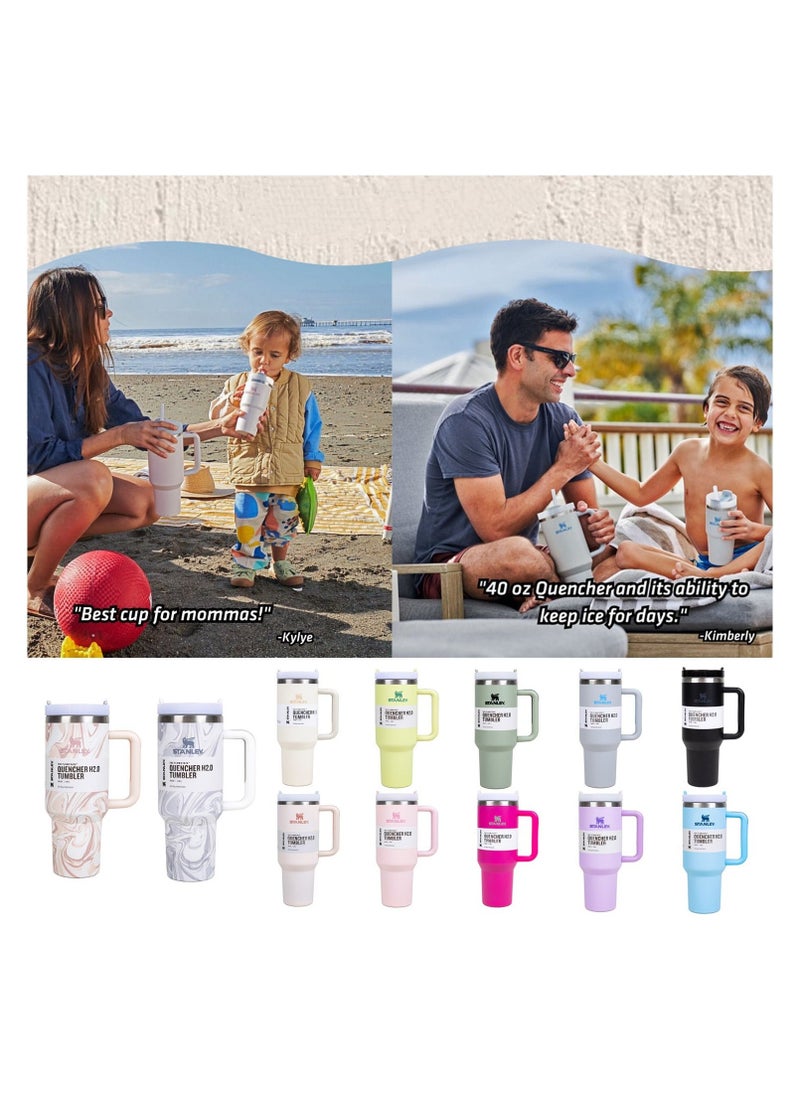 Stanley - Stainless Steel Vacuum Insulated Tumbler with Lid and Straw for Water, Iced Tea or Coffee, Smoothie More 40oz - Image 1