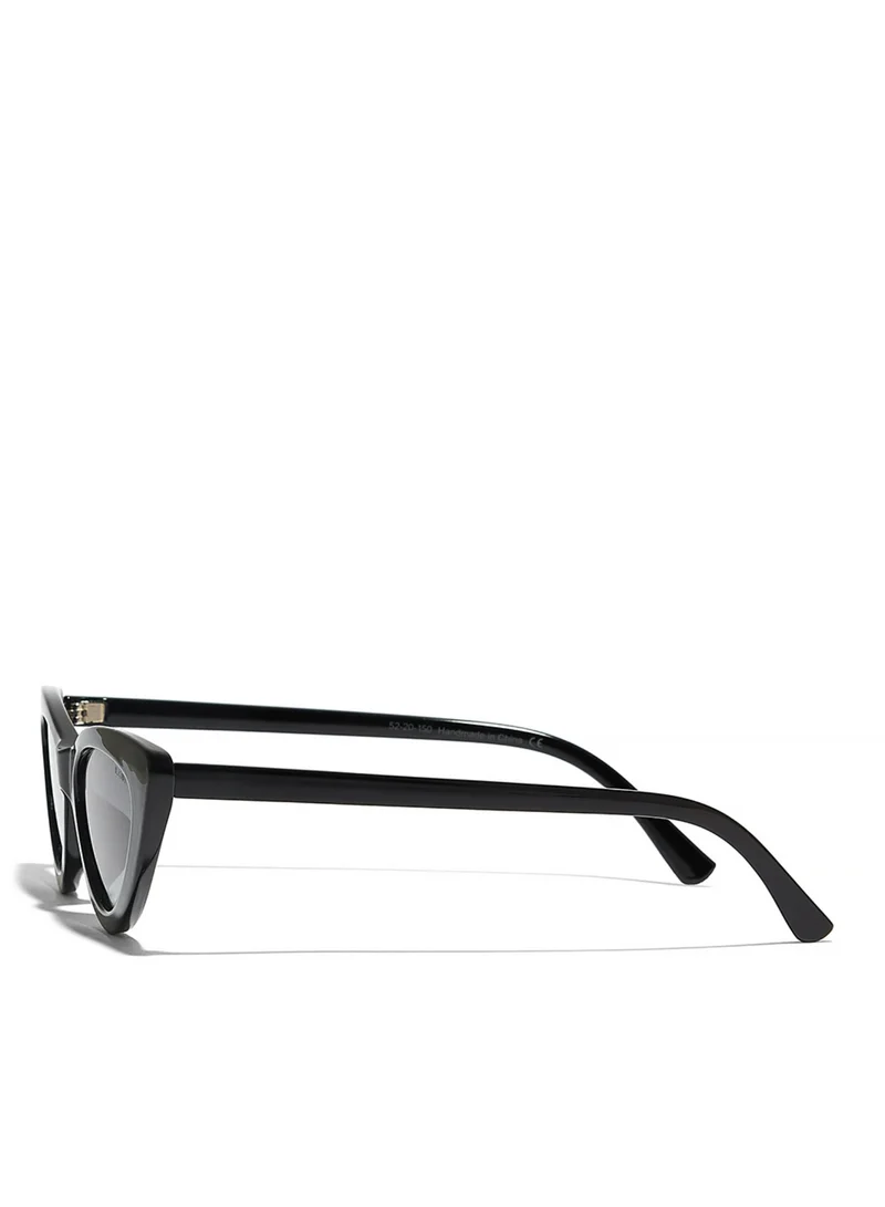 Blackout GWEN Women Black Sunglasses - Frame Material: Thermoplastic Rubber (TR90)- Frame Color: Black-Lens Color: Gray  - Full Rim