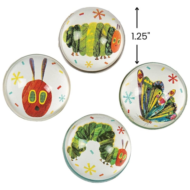 Fun Express Eric Carle’s The Very Hungry Caterpillar Bouncy Ball Assortment - Toys - Bouncing Balls - Birthday - 12 Pieces - Image 3