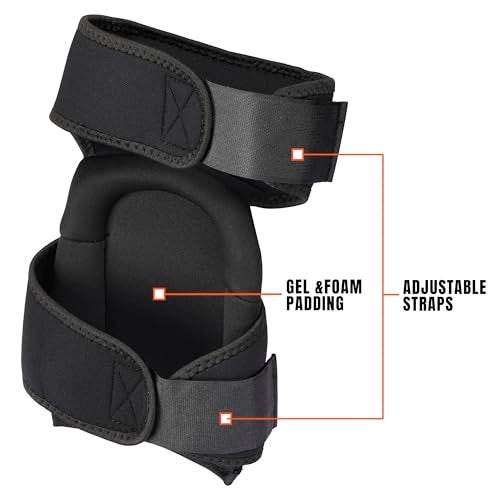 Thunderbolt Knee Pads for Men Construction Knee Pads for Work for Men and Women with Double Gel for Gardening Flooring Roofing Heavy Duty with Extra Thick Foam and Strong Adjustable Non-Slip Straps - Image 2