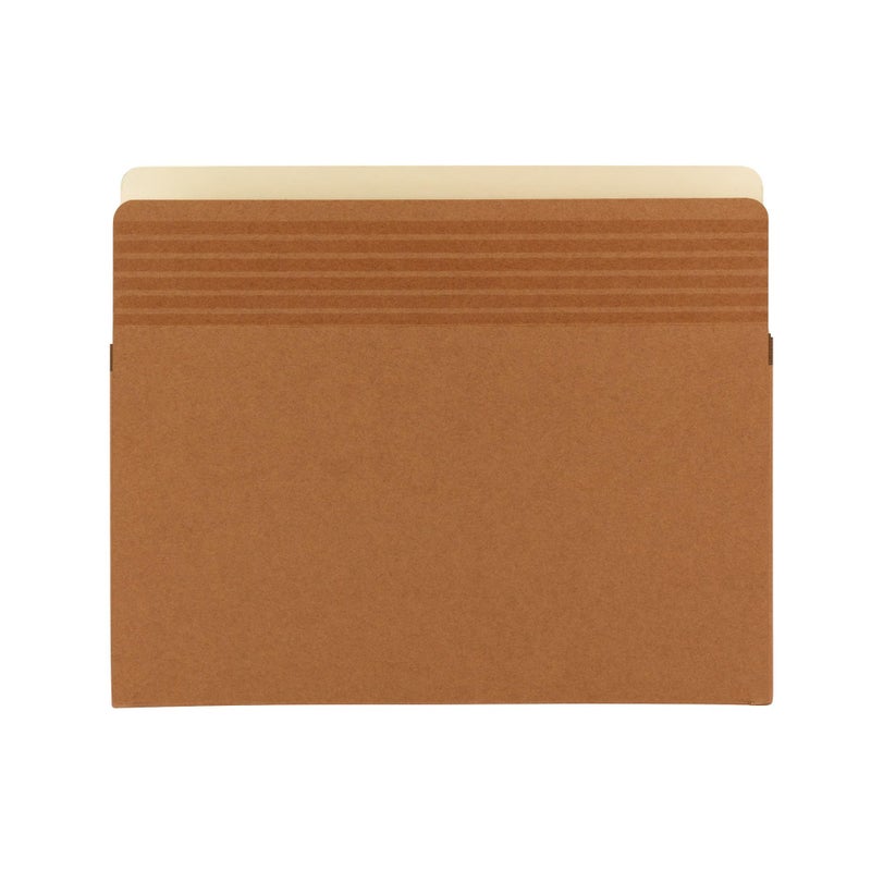 Smead Easy GripÂ® File Pocket, Straight-Cut Tab, 5-1/4" Expansion, Letter Size, Redrope, 10 per Box (73209) - Image 3