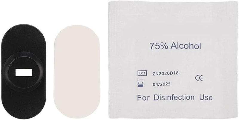 Pilipane Anti Theft Security Lock Anchor Plate Black POM Material 42x30mm with Double Sided Tape - Image 1