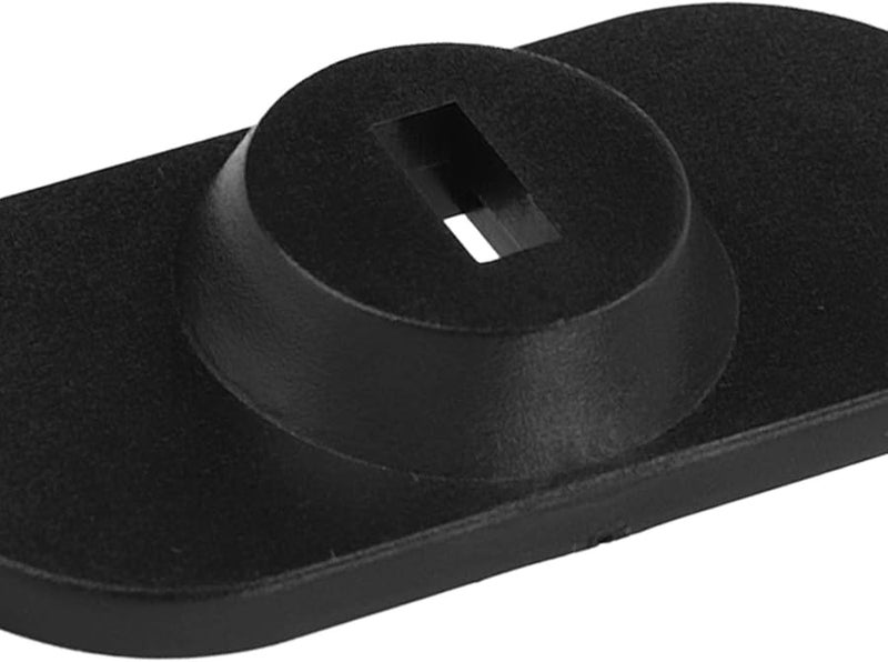 Pilipane Anti Theft Security Lock Anchor Plate Black POM Material 42x30mm with Double Sided Tape - Image 3