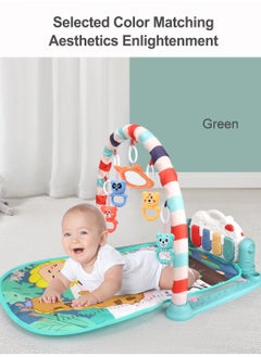 MaBaby Baby Gyms Play Mats Musical Activity Center Baby Piano Gym Mat Tummy Time Padded Mat for Newborn Toddler Infants  - Image 4