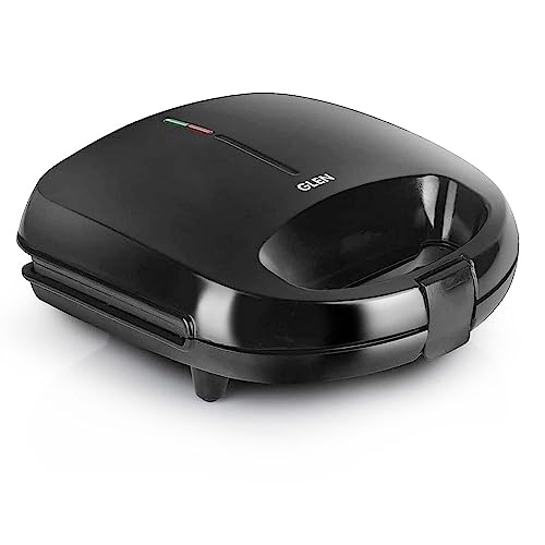 Glen Electric Sandwich Maker Grill and Toast with Non Stick Coating Plates, 750W Black (3024BGRILL) 2 Years Warranty - Image 2