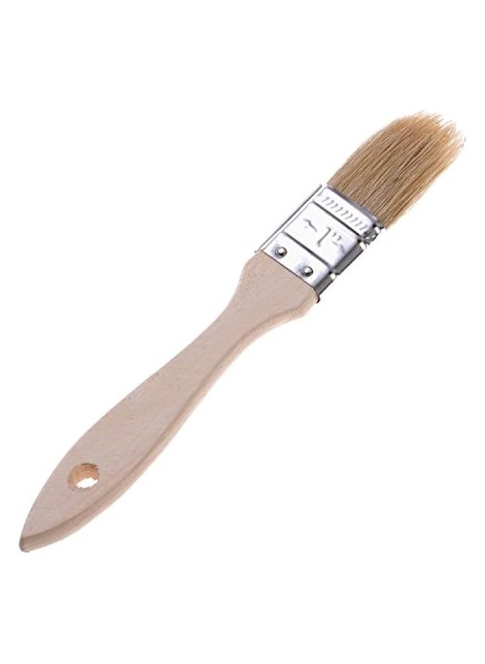 erorex Cake Brush/Roasting and Pastry Brush, Length: 18.5 cm, Width: 1 inch/2.6 cm, Wood, Woody, Light Brown 