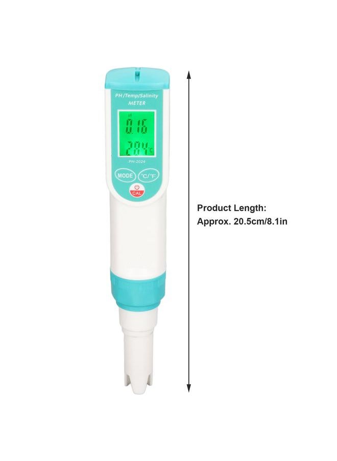 Thoraya PH Salinity Temperature Tester High Accuracy IP65 Waterproof Portable Digital Water Quality Meter for Home Hotel  - Image 4