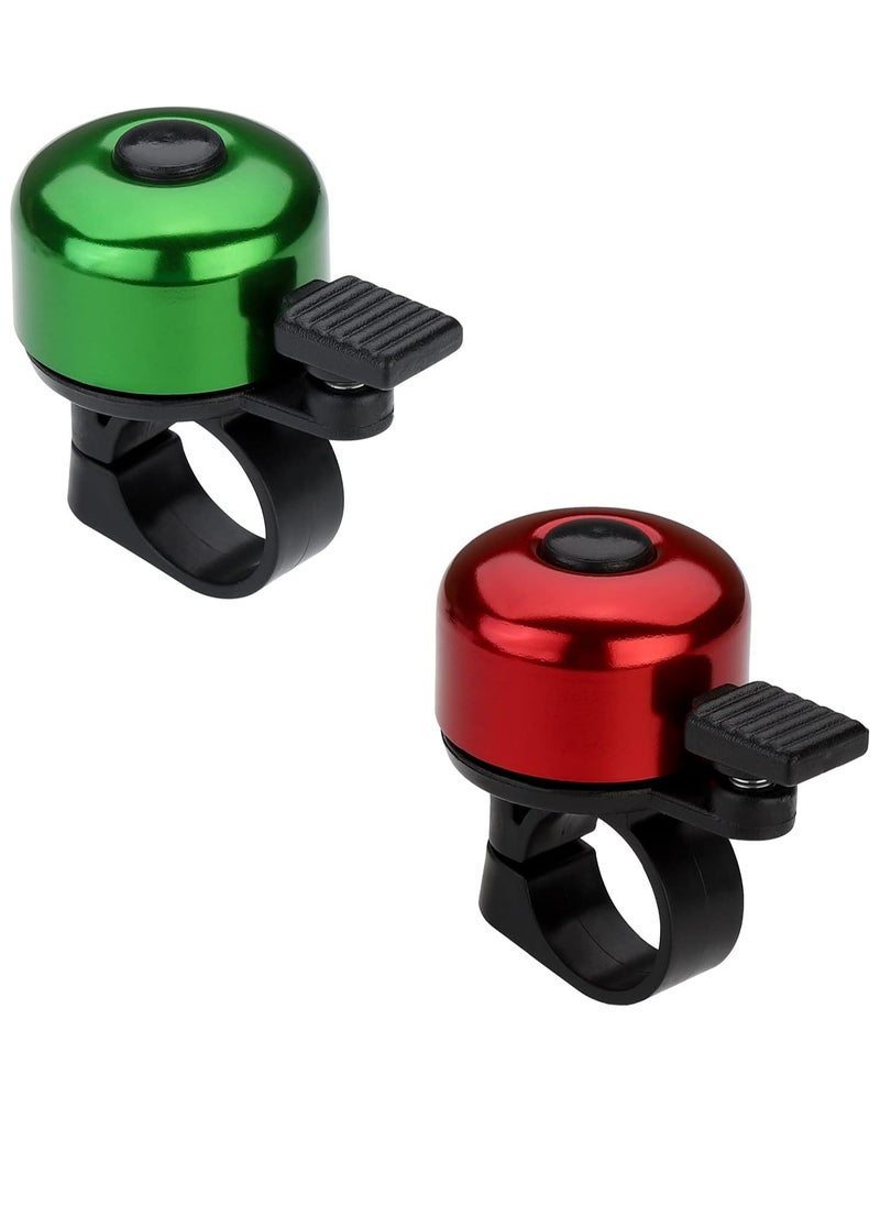 Oasisgalore 2 Pieces Bike Bells, Loud & Clear, for Mountain & Road Bikes, Includes Screwdriver, for Adults & Kids.  - Image 1