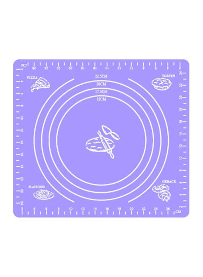 Silicone Baking Mat Purple/White 29x26cm