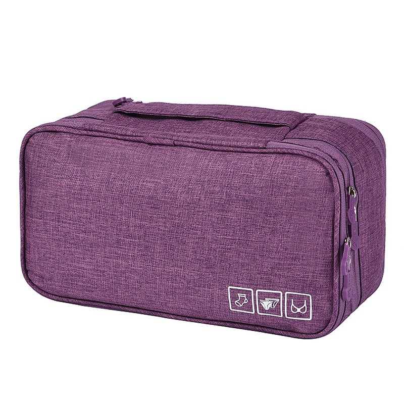 Bra Underwear Storage Bag 3 Layers Travel Organizer Cosmetics Storage Bag For Cosmetics Toiletries Hotel Home Bathroom Business - Image 1