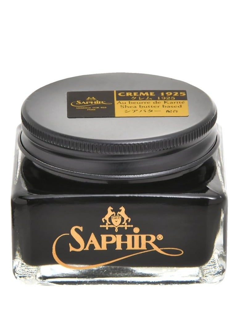 Saphir shoe creme Black 75ml - Image 1