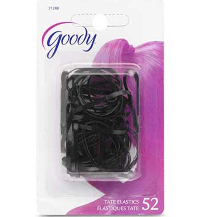 Goody Womens Ouchless Polyband Elastics Black 52 Count