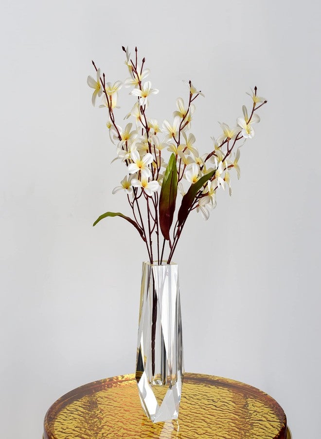 Kitcom Flower/Bud Crystal Vase Decorative Vases for Home, Wedding, Christmas, Outline Dimensions W2.8''xH8.5'', Clear with Gift Box - Image 5