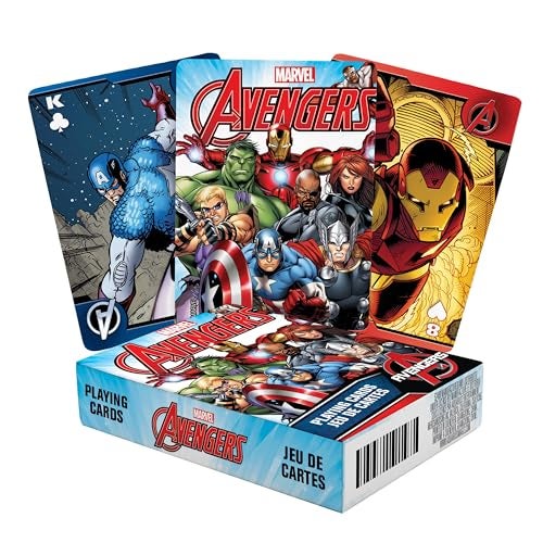 AQUARIUS Marvel Avengers Comics Playing Cards 3Multicolored - Image 1