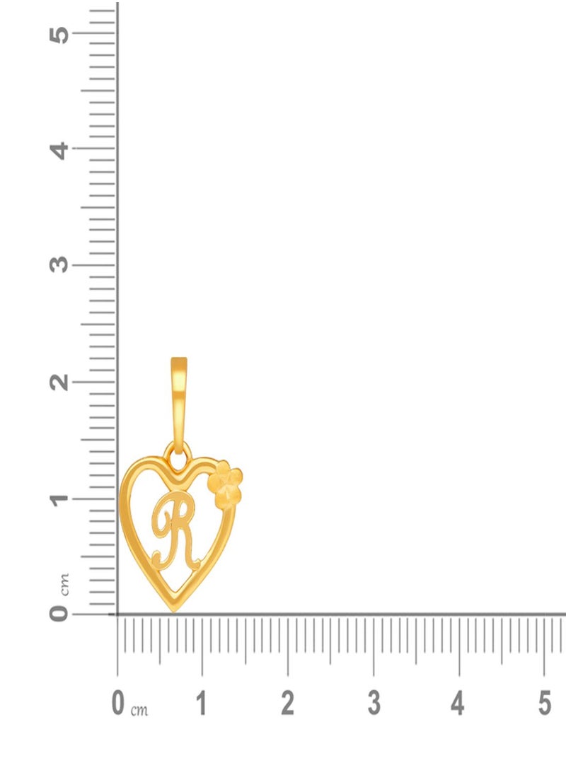 Malabar Gold and Diamonds 22k 916 Purity Gold Pendant for Women DZPN172RY  - Image 5