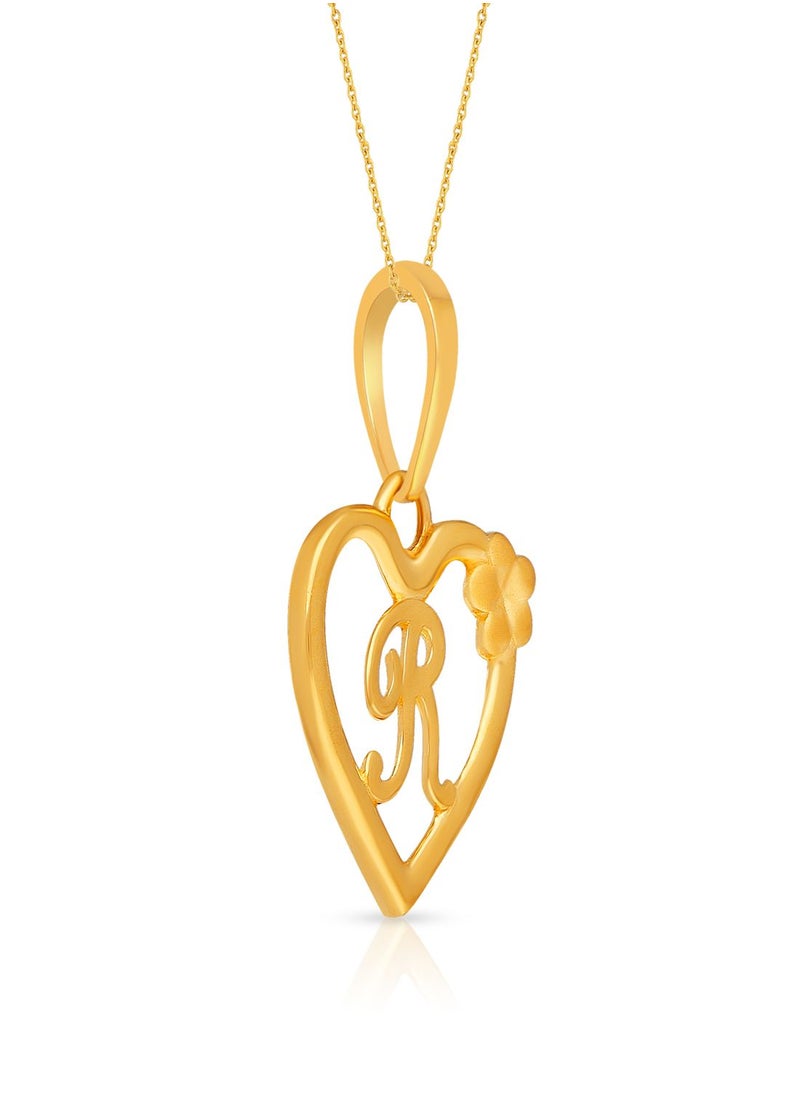 Malabar Gold and Diamonds 22k 916 Purity Gold Pendant for Women DZPN172RY  - Image 2