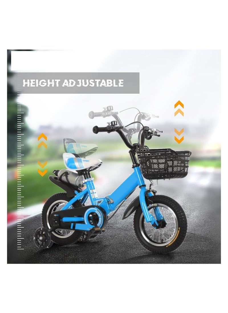 Cool Baby Kids Bike with Hand Brake and Basket for Ages 3-9 Years  12  Inch  - Image 3