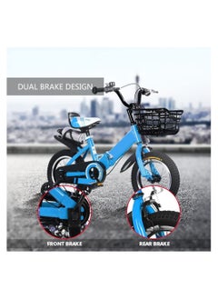 Cool Baby Kids Bike with Hand Brake and Basket for Ages 3-9 Years  12  Inch  - Image 2