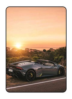 Protective Case Cover For Apple Ipad Air 13 (2024) Lamborghini Grey Car