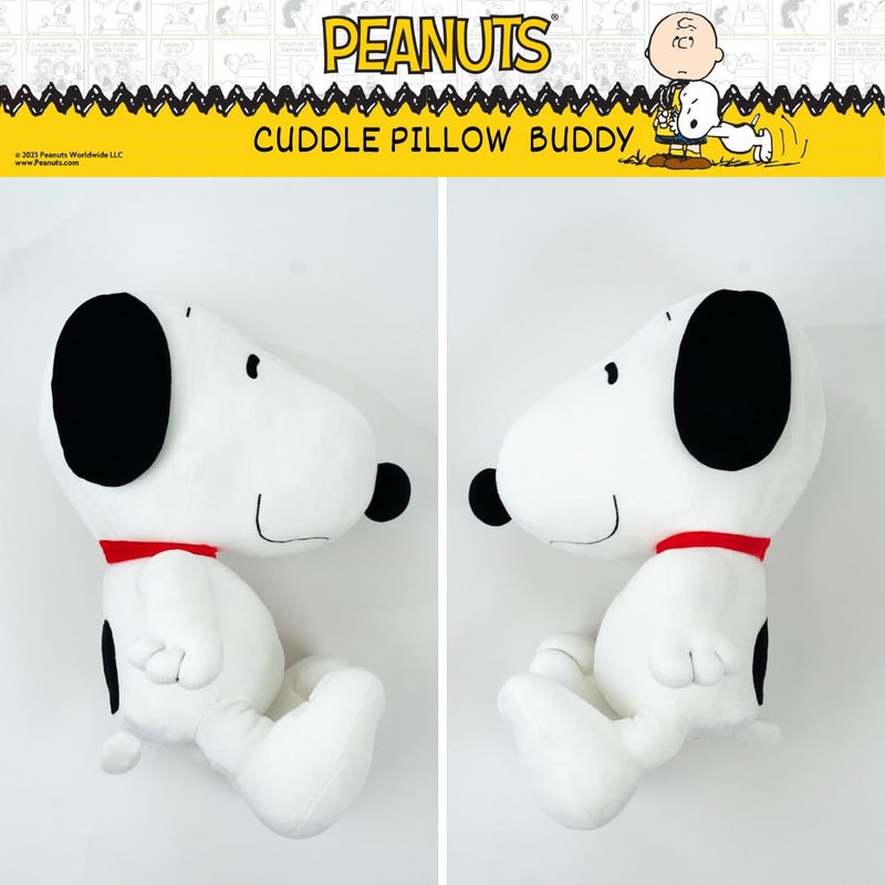 Franco Collectibles Peanuts Snoopy Bedding Super Soft Plush Decorative Throw Cuddle Pillow, (Officially Licensed Product) By Franco - Image 4