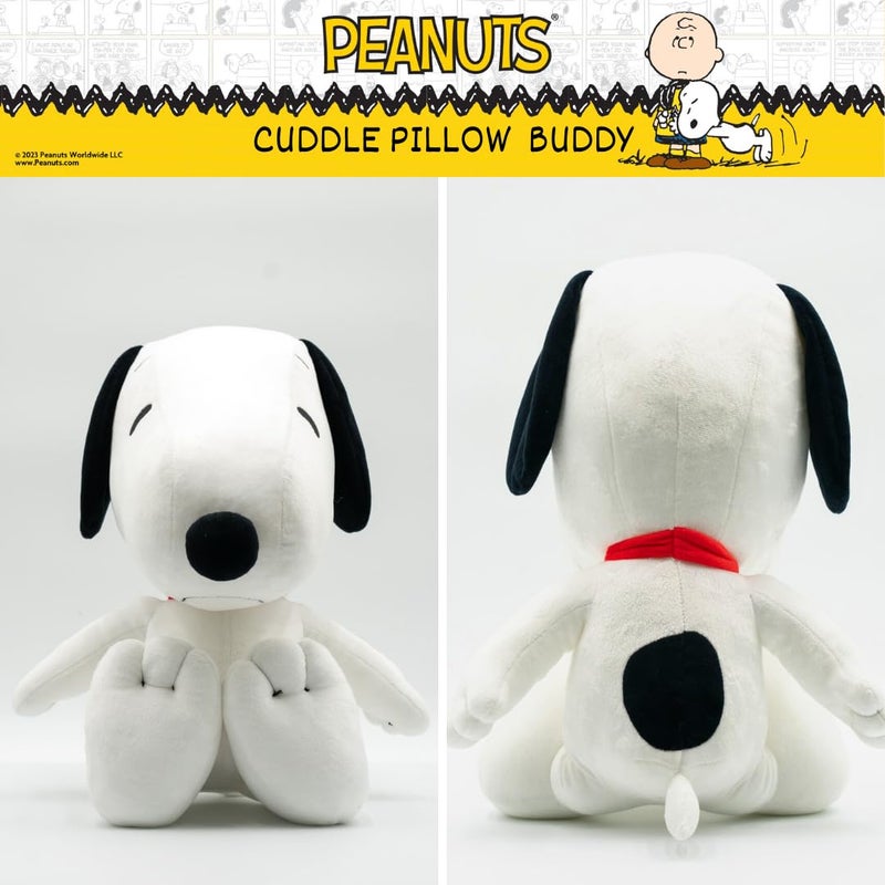 Franco Collectibles Peanuts Snoopy Bedding Super Soft Plush Decorative Throw Cuddle Pillow, (Officially Licensed Product) By Franco - Image 5