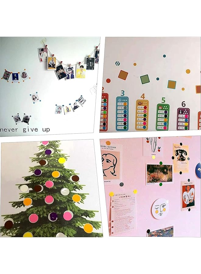 erorex Colored Dot Stickers Small Color Labels Coding Circle Round Coding Dot Labels Stickers Coding Adhesive Colored Sticker Solid Color Round Sticker For Coloring Marking Organizing 16 Colors - Image 4