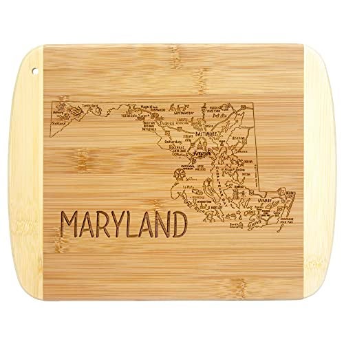 Totally Bamboo A Slice of Life Maryland State Serving and Cutting Board 11 x 875