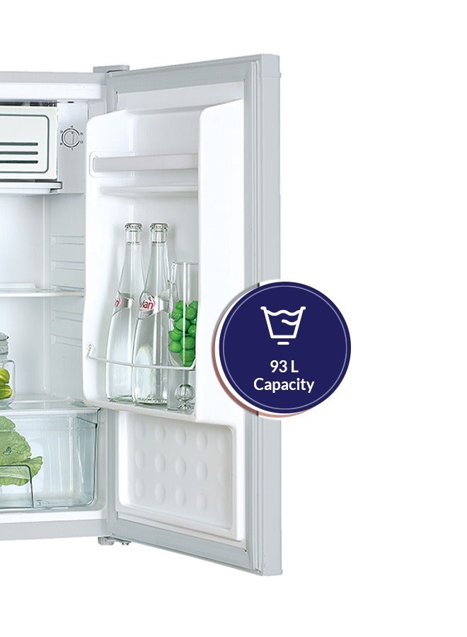 Arrow 93L Single Door Refrigerator with 10L Freezer, 3.3 Cu. Ft. Capacity, LED Lighting, Low Noise (39 dB), Manual Defrost, Mechanical Temperature Control, and Food Care Drawer for Fresh Storage | Model Name: RO1-139LW - Image 5