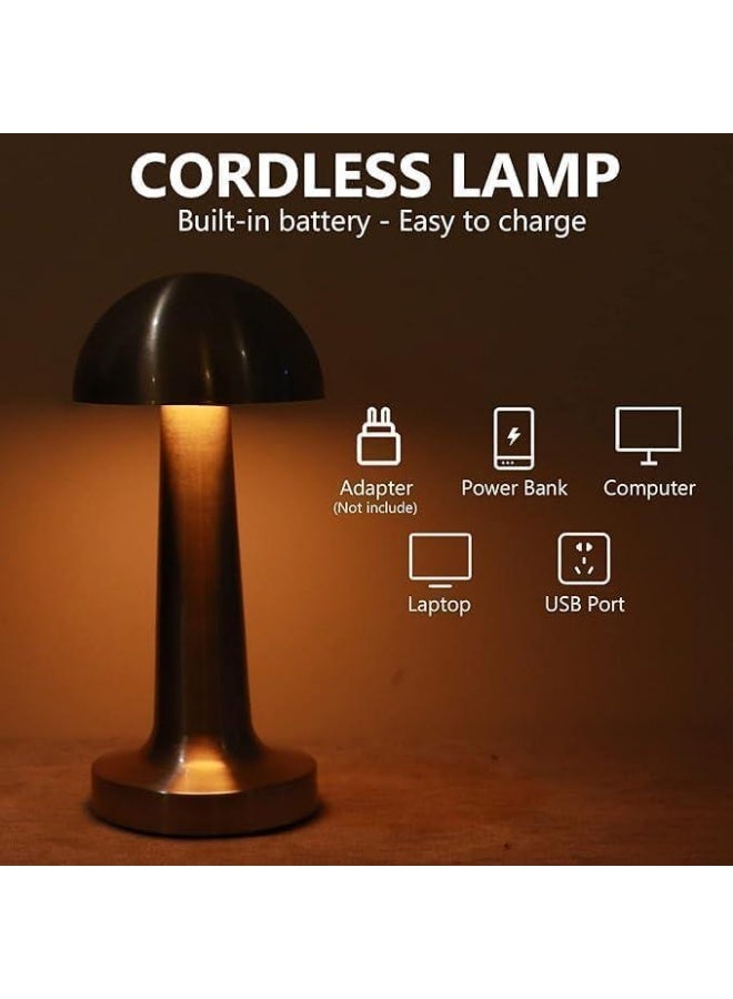 Smart touch lamp rechargeable (USB) - 3 levels of warm light - Modern streamlined design suitable for dining tables and desks. - Image 5
